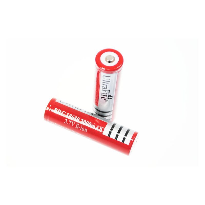 UltraFire BRC 3000mAh 3.7V Li-ion Rechargeable Battery Long-Lasting Power for Flashlights Cameras