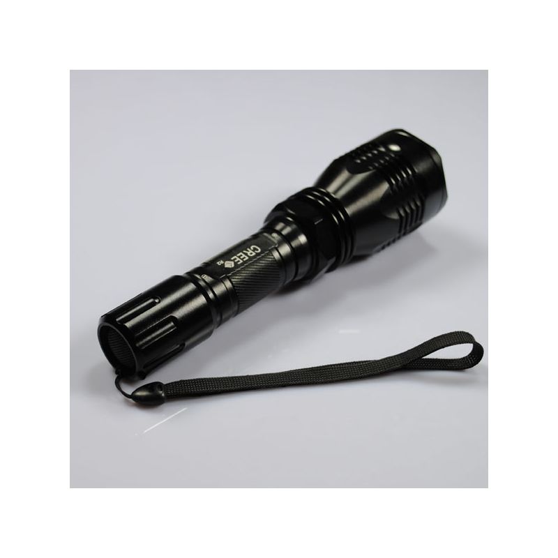 UniqueFire HS-802 Red Light Long Range LED Flashlight for Camping Hiking Wildlife Observation 500 Meter Beam