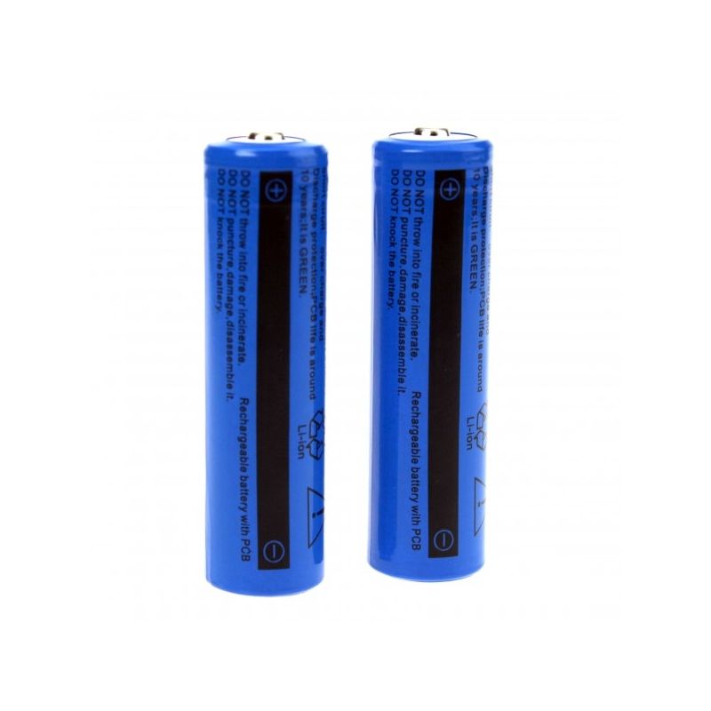 Ultrafire TR 3000mAh 3.7V 18650 Li-ion High-Capacity Fast Recharge Battery Pair for Flashlight & E-Cigarettes