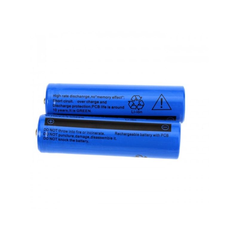 Ultrafire TR 3000mAh 3.7V 18650 Li-ion High-Capacity Fast Recharge Battery Pair for Flashlight & E-Cigarettes