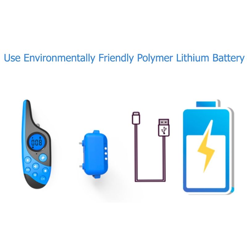 2021 Electric Dog Training Collar with 500m Remote Control Waterproof Rechargeable LCD Display Obedience