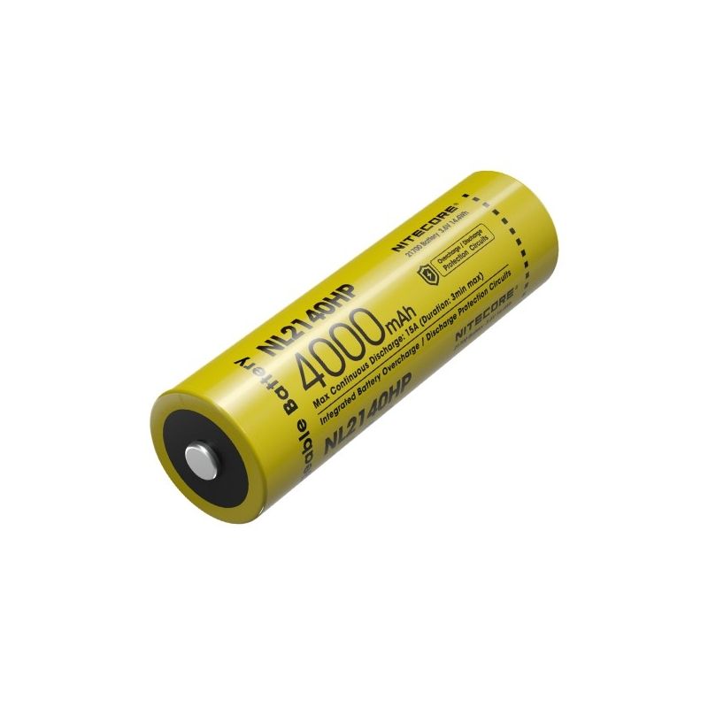 NITECORE NL2140HP 4000mAh 21700 Li-ion Rechargeable Battery for Flashlights Digital Cameras Gaming