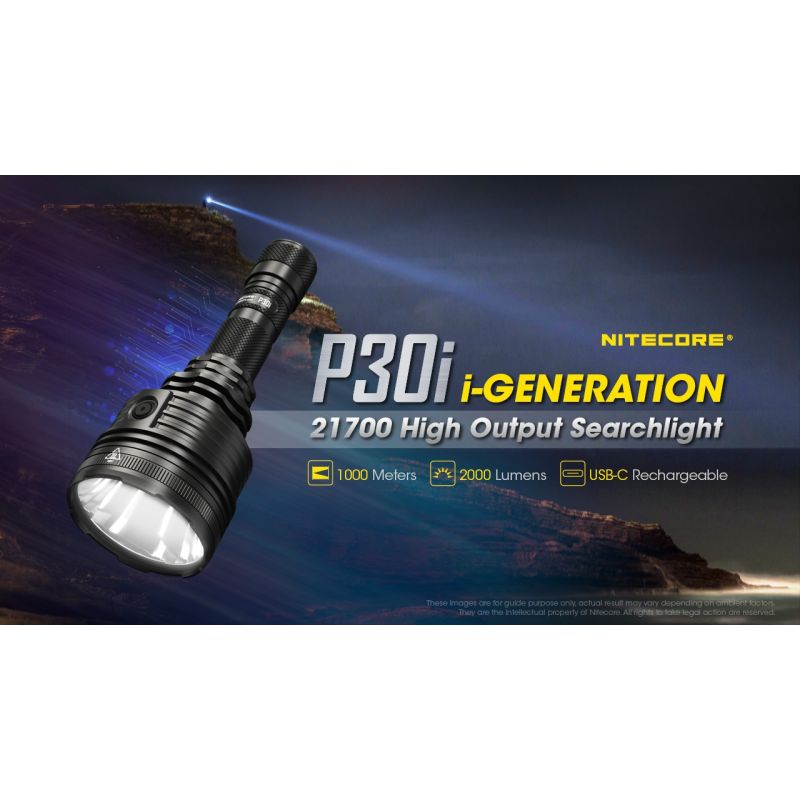 Explore the Nitecore P30i Tactical Flashlight XHP35 HI LED 2000 Lumens with 1000 Meter Beam Rugged Outdoor Lighting