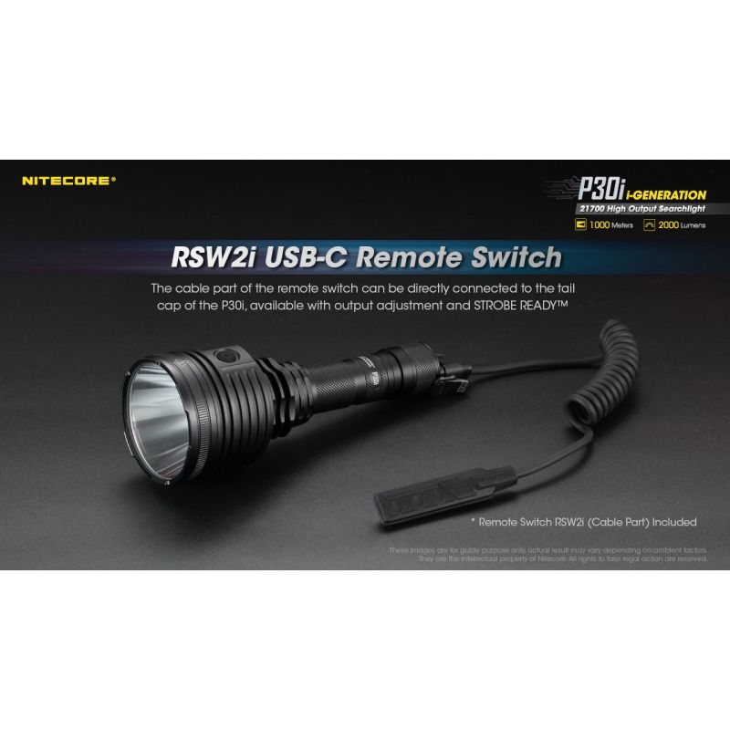 Explore the Nitecore P30i Tactical Flashlight XHP35 HI LED 2000 Lumens with 1000 Meter Beam Rugged Outdoor Lighting