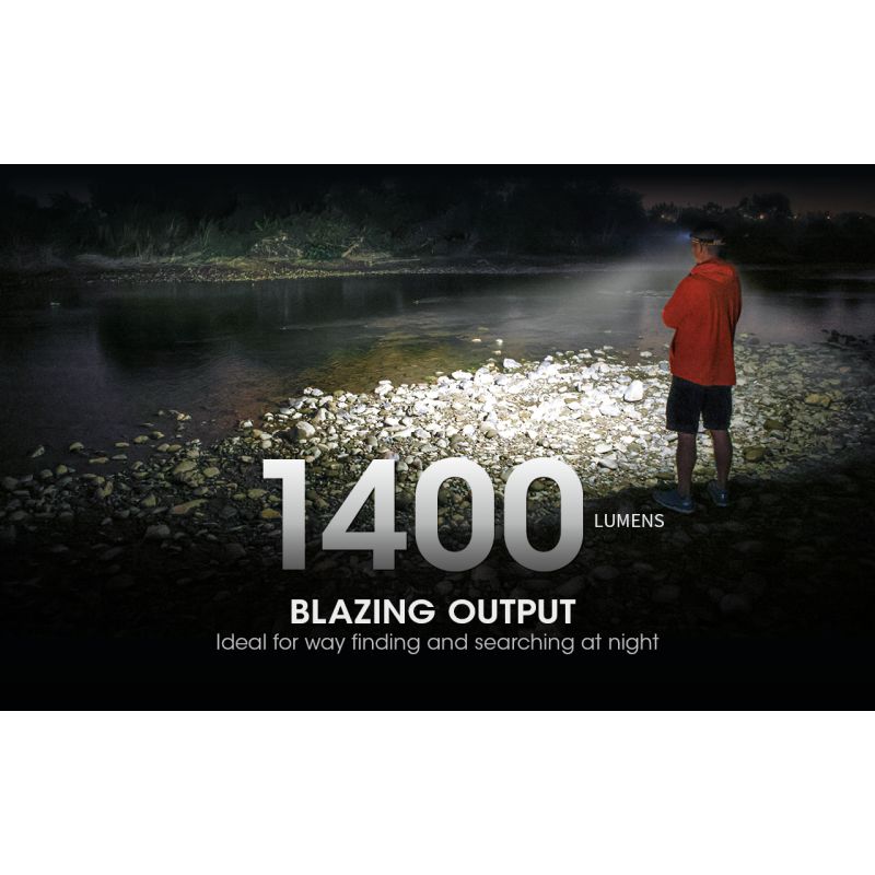 NITECORE NU43 Rechargeable Headlamp 1400 Lumens Red White Light Long Battery Life Outdoor Camping Gear