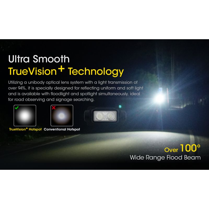 NITECORE NU43 Rechargeable Headlamp 1400 Lumens Red White Light Long Battery Life Outdoor Camping Gear