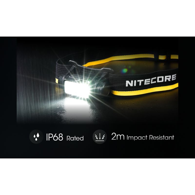 NITECORE NU43 Rechargeable Headlamp 1400 Lumens Red White Light Long Battery Life Outdoor Camping Gear