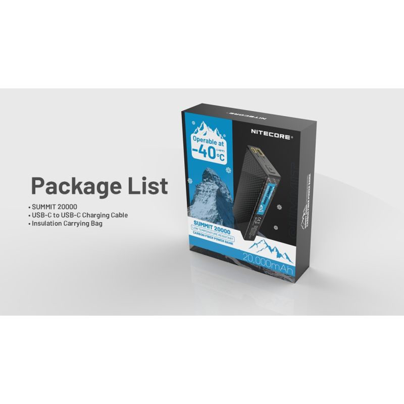 Nitecore Summit 20000 Power Bank