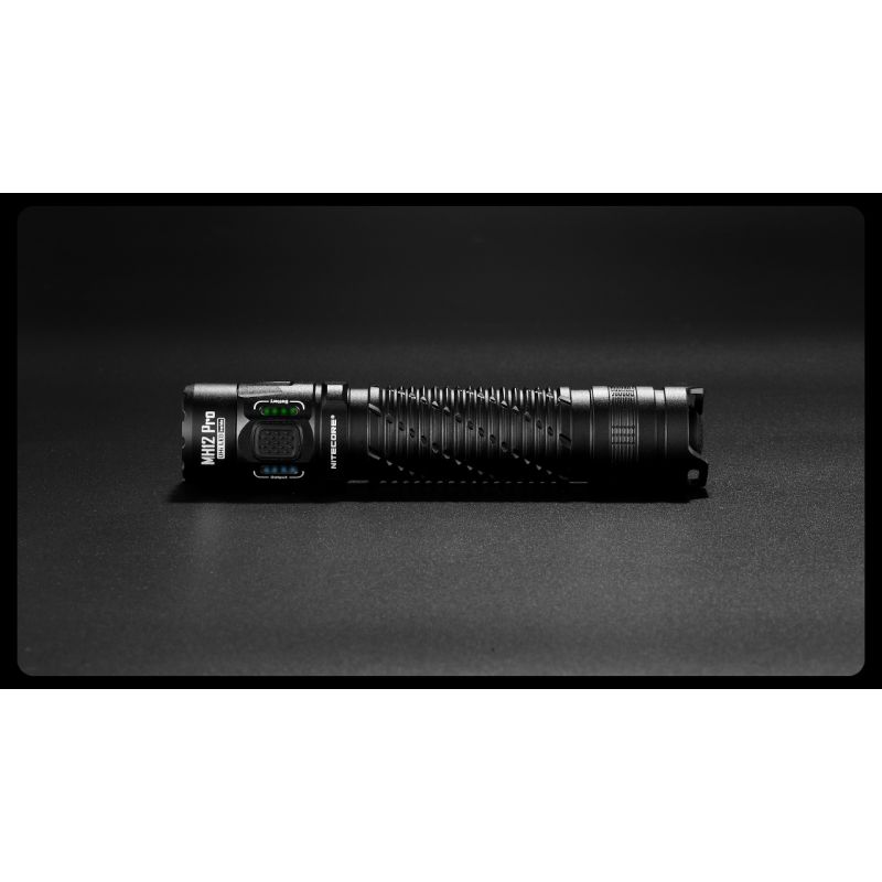Nitecore MH12 Pro USB-C Rechargeable Flashlight 3300 Lumen High-Intensity Beam for Night Hikes and Adventures