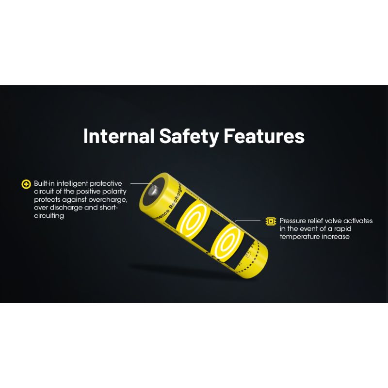 NITECORE NL2160 6000mAh 21700 Li-ion Rechargeable Battery 