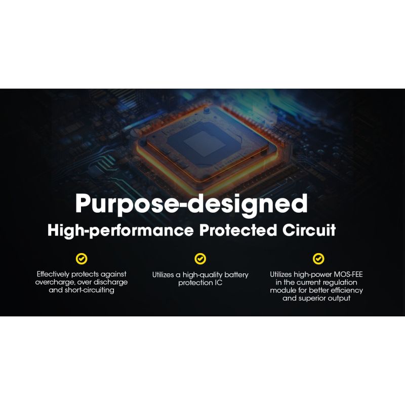 NITECORE NL2160 6000mAh 21700 Li-ion Rechargeable Battery 