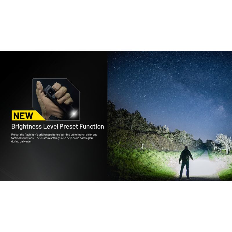 NITECORE EDC27 UHi 3100 Lumens Compact USB-C Rechargeable Flashlight for Camping Emergencies Outdoor Use