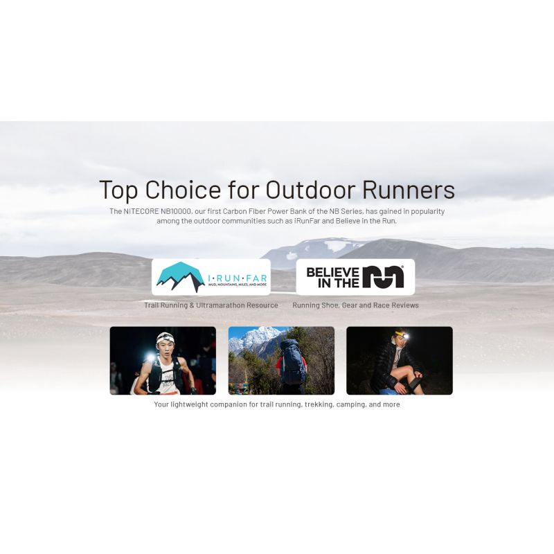 Nitecore NB10000 Gen III Ultra-Slim Power Bank 10000mAh Fast Charging Portable Charger with Dual USB-C Ports