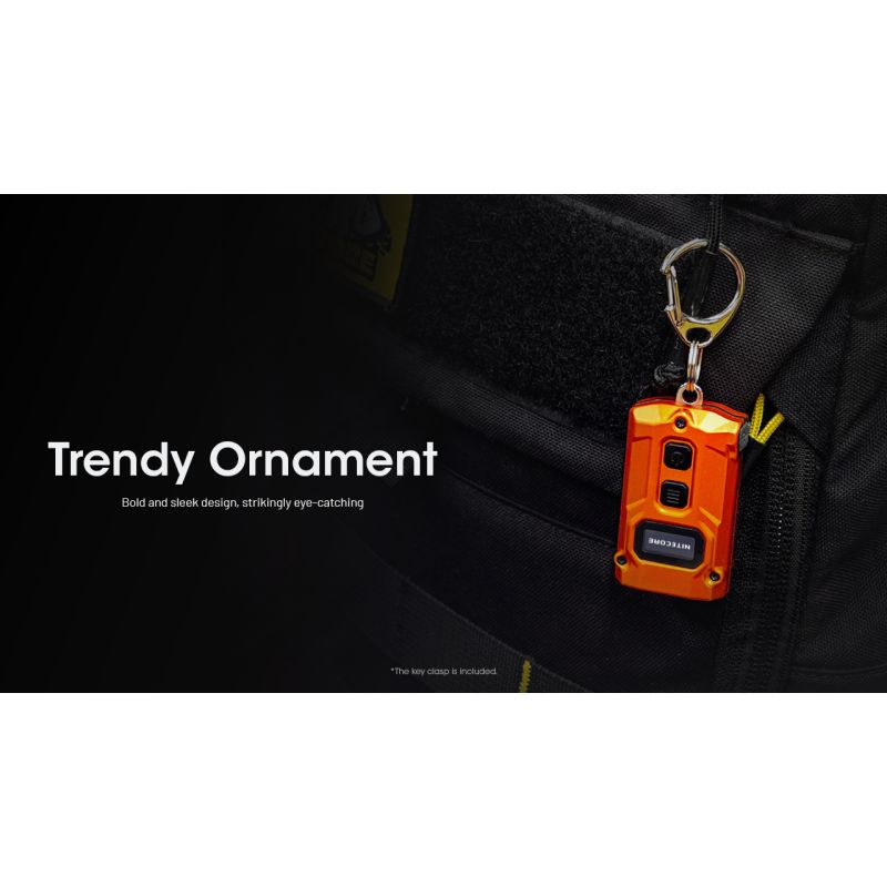 NITECORE TINI3 Keychain Light 600 Lumens Mini EDC Flashlight with Rechargeable Battery Ultra-Compact Design