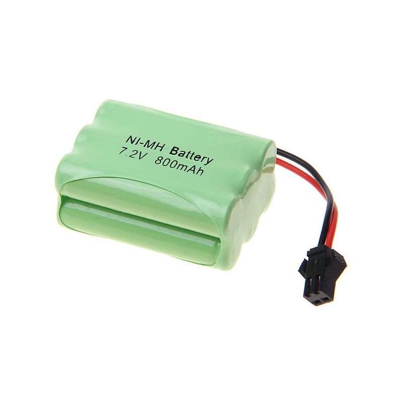 Ni-MH 3A 7.2V 800mAh SM Plug Rechargeable Battery Pack