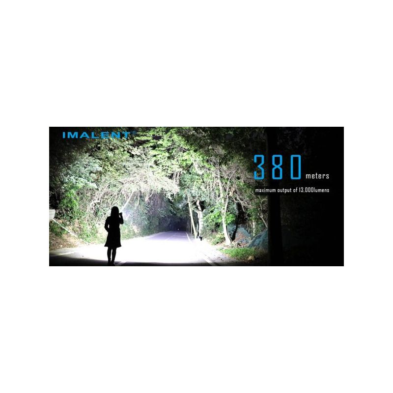 IMALENT MS03 XHP70 EDC Flashlight 13000 Lumens with 324 Meters Beam Lightweight Durable for Outdoor Adventure