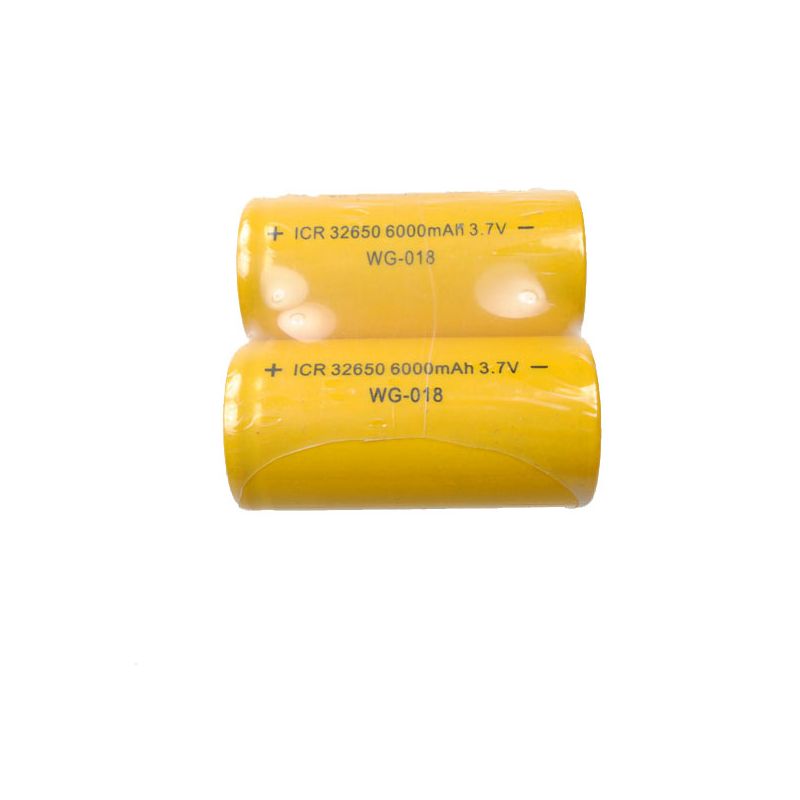 ICR 32650 Battery 6000mAh Rechargeable Li-ion for Flashlights Power Tools High-Drain Devices Eco-Friendly