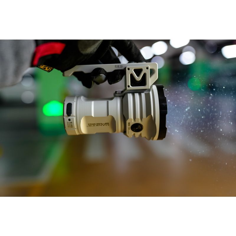 Manker MK38 LED Flashlight 41500 Lumens Long Throw Distance Durable Multi-Purpose for Camping and Emergencies