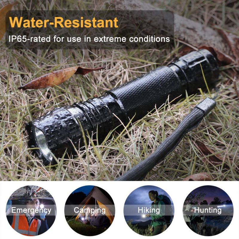 UltraFire WF-501B 1300 Lumens LED Tactical Flashlight 5-Modes for Camping Hiking Emergencies Durable Gear