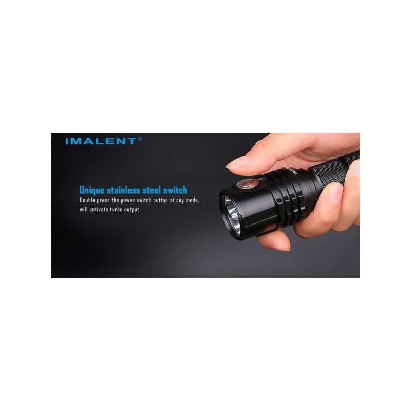 IMALENT MS03 XHP70 EDC Flashlight 13000 Lumens with 324 Meters Beam Lightweight Durable for Outdoor Adventure