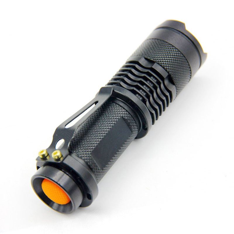 UltraFire SK68 Q5 LED Portable Mini Flashlight with Touch-Activated Brightness for Camping and Emergencies