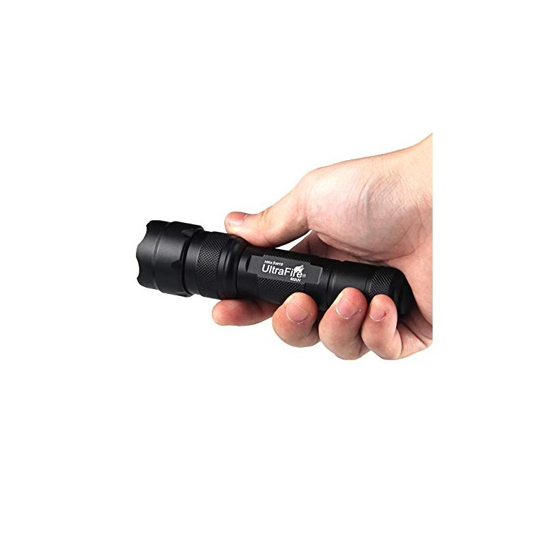 UltraFire WF-502B.2 LED Flashlight 1600 Lumens Lightweight 5-Mode Durable Camping Tactical Emergency Flashlight