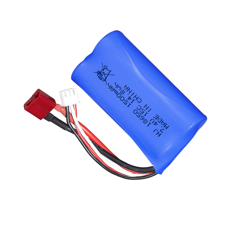 7.4V 1500mAh 15C 18650 Li-ion Battery RC Racing Drone Robotics High Performance Compact Power Source