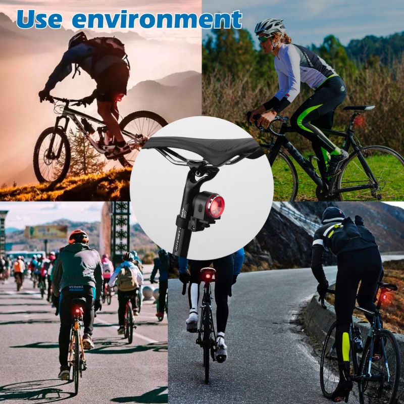 ANTUSI A8 Road Bike Anti-theft Alarm Lock Taillight Cycling Safety with Automatic Brake and Wireless Bell