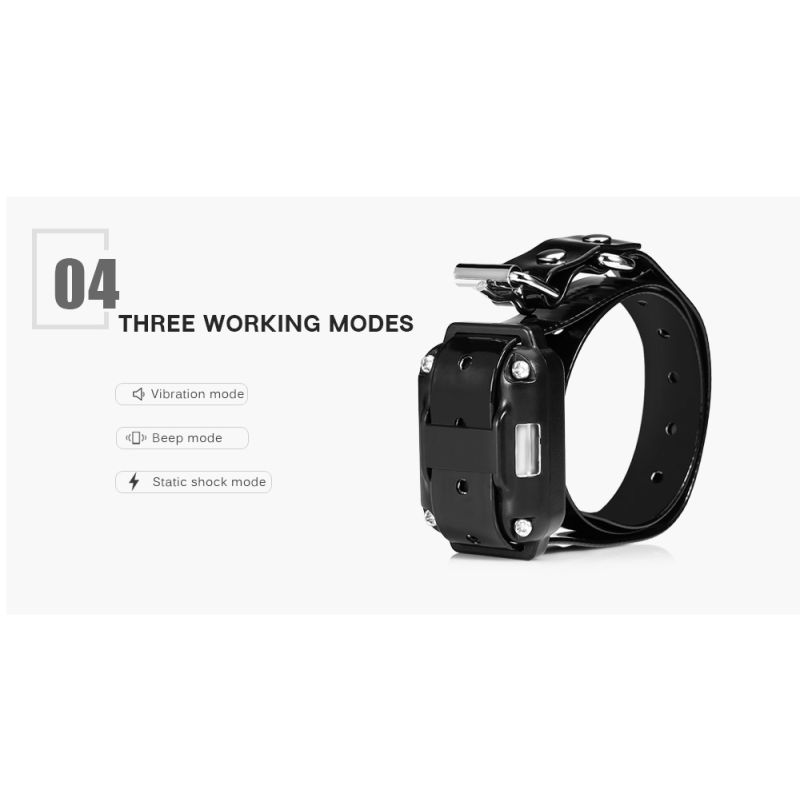 800m Electric Dog Training Collar Waterproof with Adjustable Vibration Levels for All Size Dogs