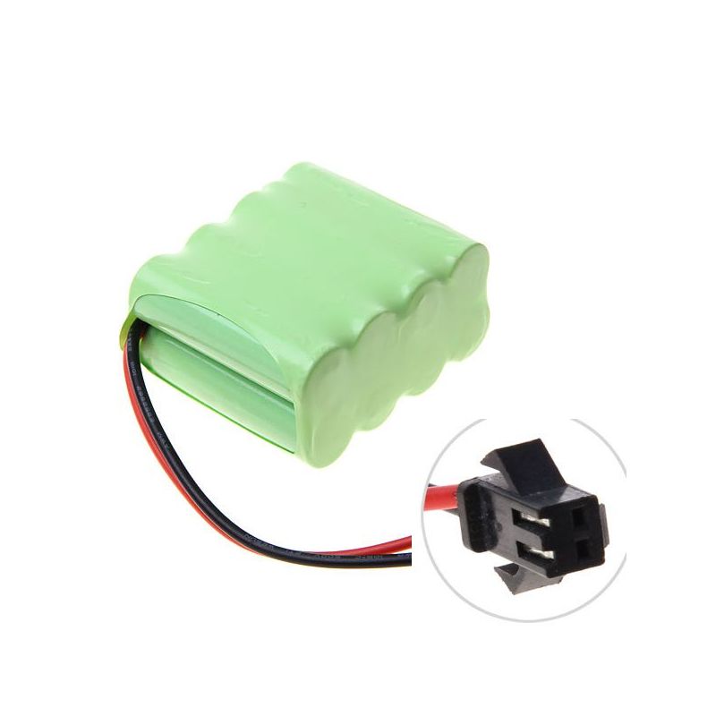 9.6V AA 1800mAh Ni-MH SM Plug Rechargeable Battery Eco-Friendly High Performance for Model Airplanes