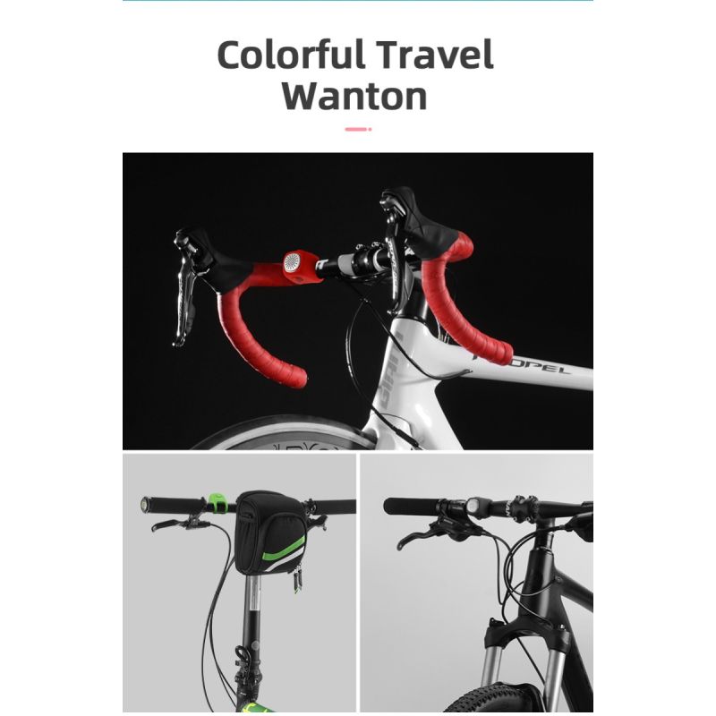 ROCKBROS Electric Cycling Bell with 90 dB Horn Rainproof Design MTB Handlebar Accessory for Safe Riding