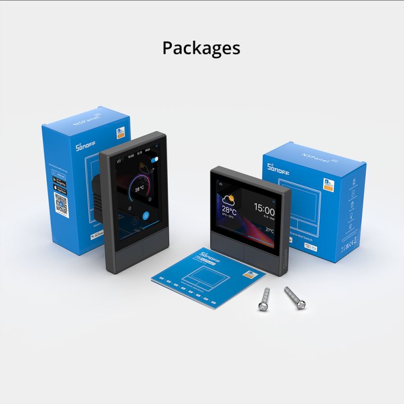 SONOFF NSPanel WiFi Scene Smart Switch All-in-One Control with Touch Screen for Smart Home Automation