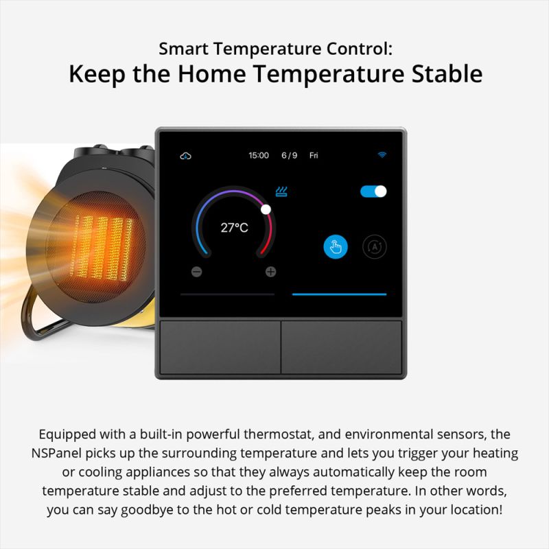 SONOFF NSPanel WiFi Scene Smart Switch All-in-One Control with Touch Screen for Smart Home Automation