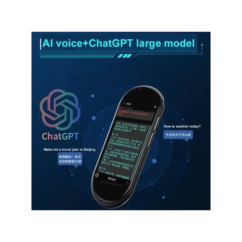 A10 Voice Translator 4.1inch HD Display Multi-Language Travel Companion Seamless Real-time and Offline Translation