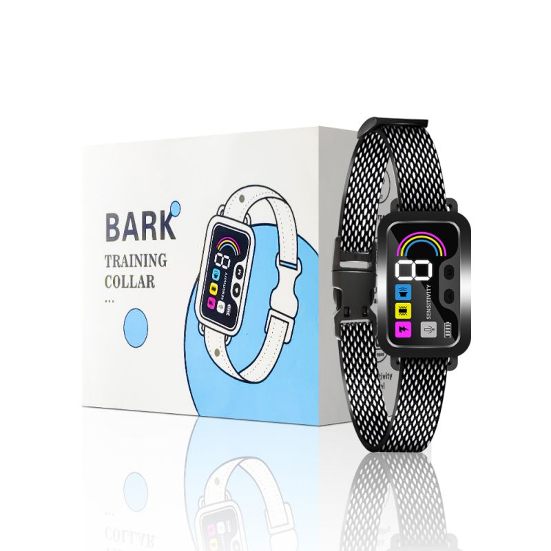 Smart Automatic Anti Barking Dog Collar with Adjustable Training Modes Waterproof Design Bark Detection Tech