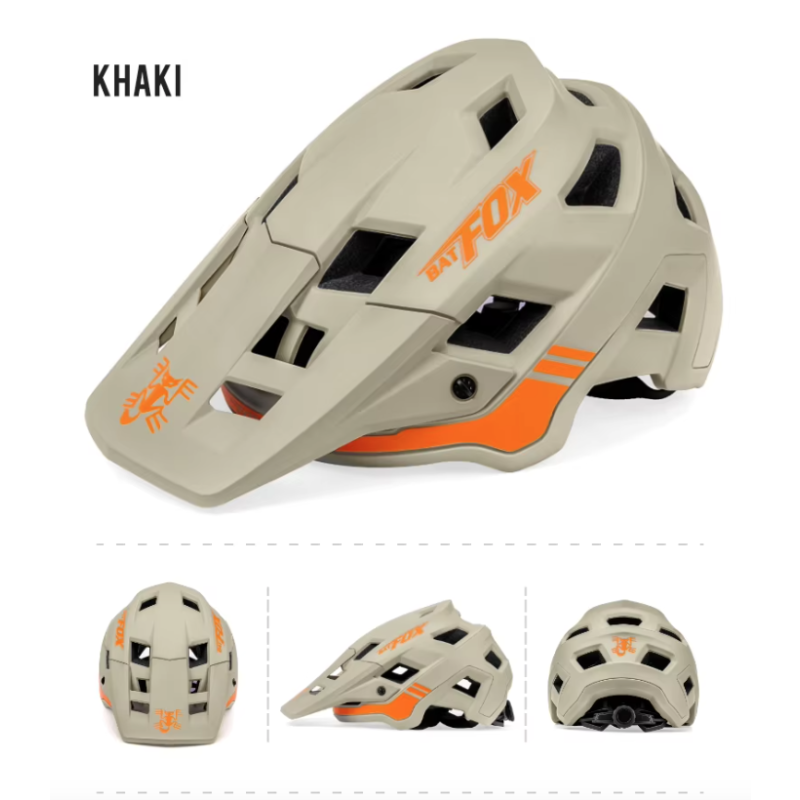 BATFOX Mountain Bike Helmet Lightweight In-Mold Technology Adjustable Sizing for Adults and Youth