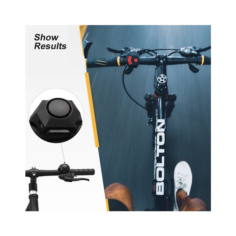 CarryBright CBH3 USB Rechargeable Bicycle Horn 120dB Loud with Diverse Sound Options for Cycling Safety