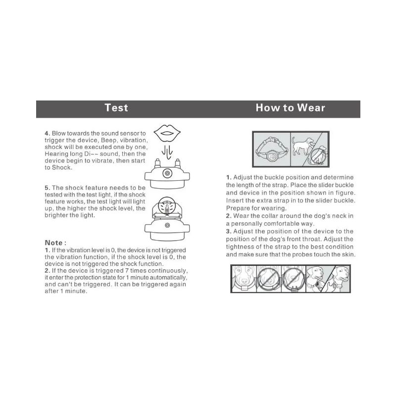 Smart Automatic Anti Barking Dog Collar Rechargeable Design with Intelligent Bark Recognition Humane Solution