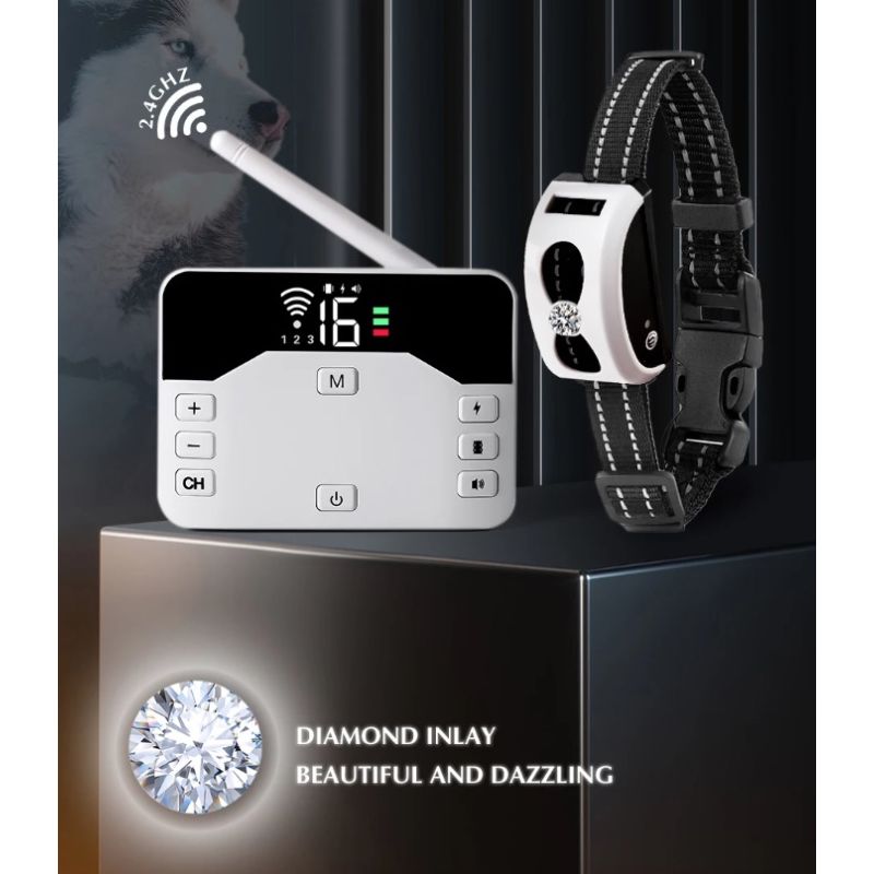 Wireless Dog Fence System Remote Training Collar for All Size Dogs Safe Pet Containment and Behavior Management