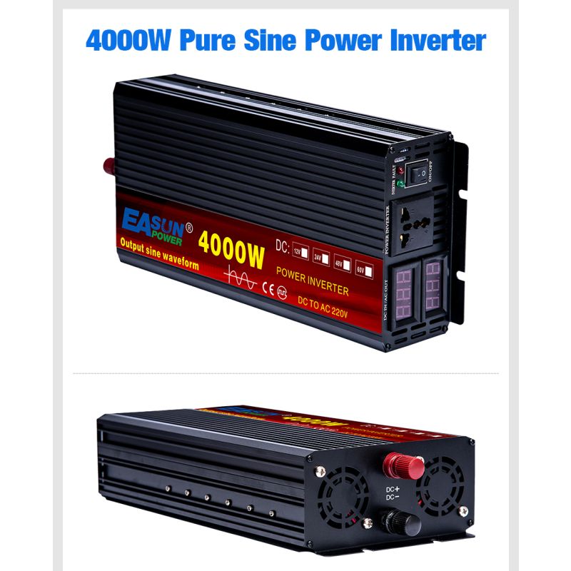 EASUN Pure Sine Wave Power Inverter 2000W to 5000W High-Performance DC to AC Converter for Home and Outdoor
