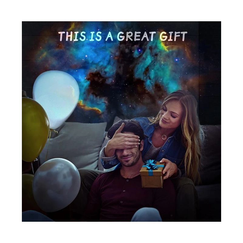 Night Light Galaxy Projector 12-in-1 Planetarium Lamp for Kids with 360° Rotate Soothing Ambiance