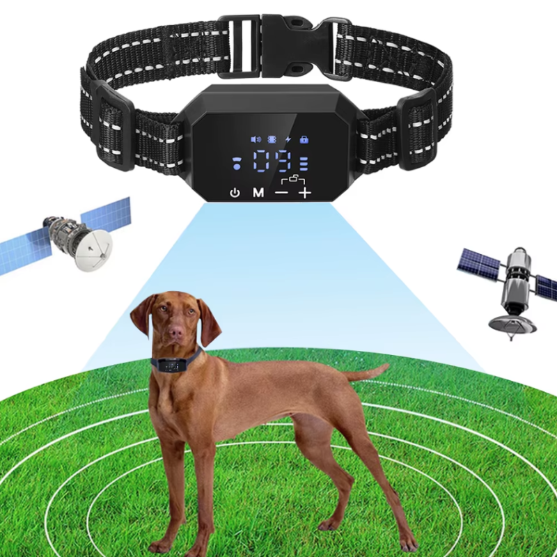 GPS Wireless Dog Fence with Adjustable Warning Strength and Humane Training Modes Range 100 to 3300 Ft