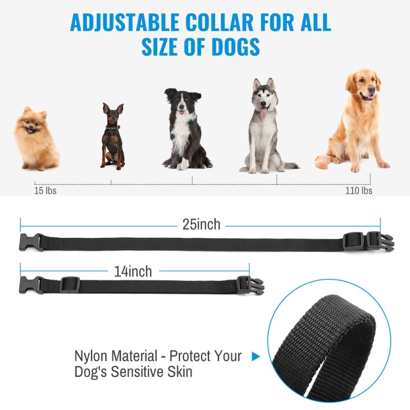 Petrainer 998D Remote Electric Dog Training Collar 300M Range Waterproof Rechargeable High-Capacity Battery