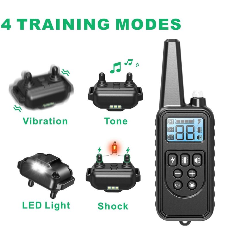 Discover the Electric Dog Training Collar with LCD Display Waterproof Design Adjustable Shock Levels