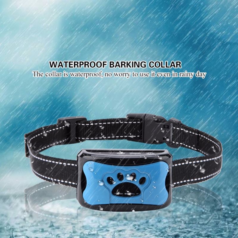 Pet Dog Anti Barking Device USB Charging Collar Humane Training Tool for Peaceful Home Environment