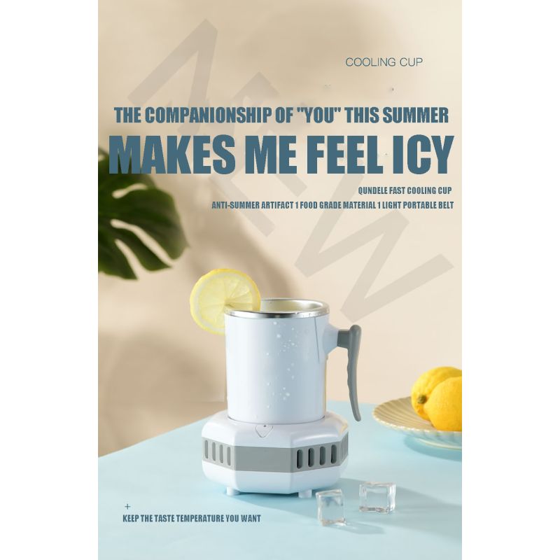 Portable Refrigerator Electric Drink Cooler Fast Cooling Kettle Summer Party Essentials for Ice-Cold Beverages