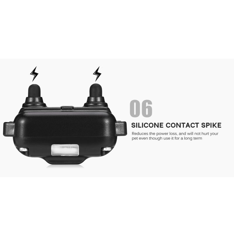 800m Electric Dog Training Collar Waterproof Rechargeable Pet Remote Control with LCD Display Adjustable Modes