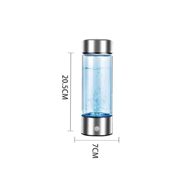 Portable Hydrogen Generator Water Cup with Filter Ionizer Stylish 420ml Boosts Hydration and Antioxidant Levels