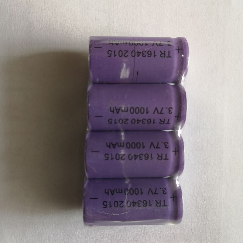 UltraFire TR 16340 1000mAh 3.7V Rechargeable Li-ion Battery High Capacity Eco-friendly for Gadgets