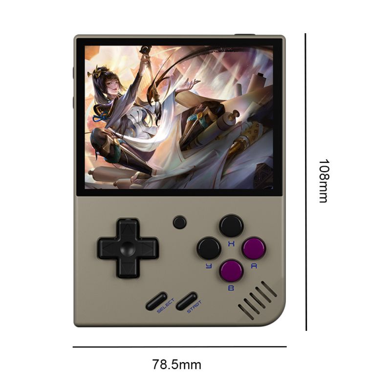 MIYOO Mini Plus Portable Retro Game Console 3.5-inch IPS Screen Lightweight Classic Video Games Compact